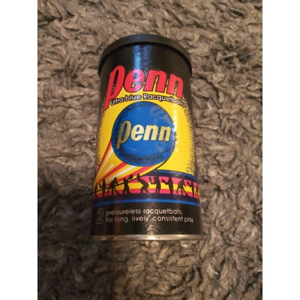 @Vintage Penn Ultra Blue Racquetball In Sealed Canister NOS Handball Raquet Ball